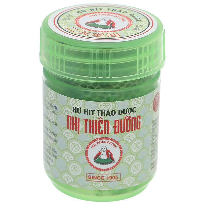 Hũ hít dược liệu Nhị Thiên Đường giúp thông mũi, giải cảm 5g - 